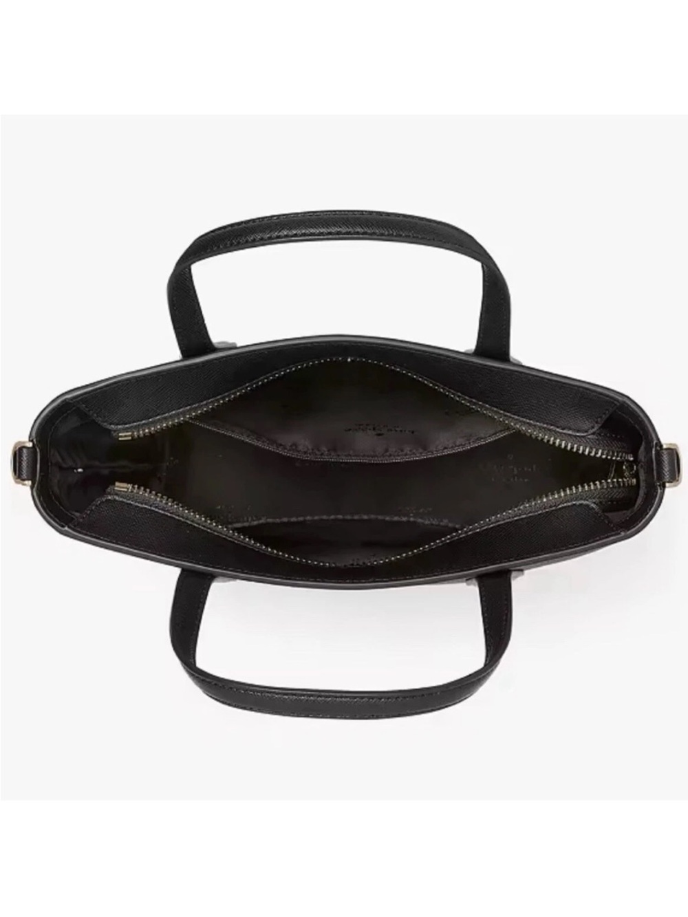 Kate Spade Glimmer Small Black Glitter Satchel Crossbody Purse NWT - Picture 5 of 5